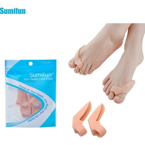 2Pcs Genuine New Special Hallux Valgus Bicyclic Thumb Orthopedic Braces to Correct Orthotics Daily Silicone Toe Big Bone Z24501