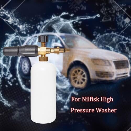 High Pressure Washer Snow Foam Lance Foam Generator For Nilfisk 1L Soap Foam Generator Car Washer Car Cleaning Tools