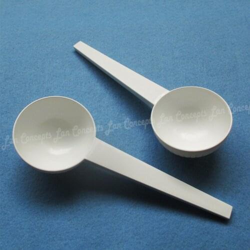 30 gram / 60ML Plastic Measuring Scoop 30g HDPE Spoon for medical milk powder Liquid - white 120pcs/lot Free shipping