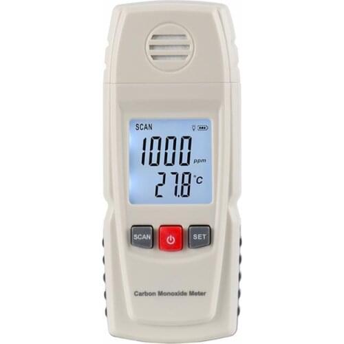 Portable Carbon Monoxide Detector High Precision Digital CO Gas Detector Analyzer Electrochemical CO Monitor 0~1000ppm GM8805