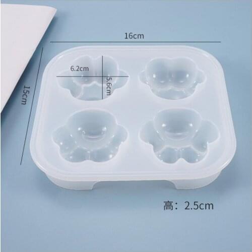 Transparent Silicone Mould Dried Flower Resin Decorative Craft DIY Cat paw Mold epoxy resin molds for jewelrylr