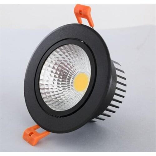 Angle Adjustable LED Dimmable Led downlight lighting COB 3w 5w 7w 12w Spot light 85-265V ceiling recessed Lights Indoor Lighting