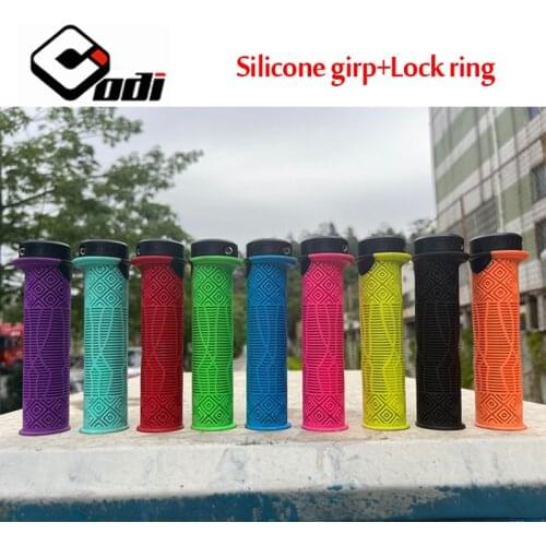 ODI MTB Grips Bicycle Lock Handlebar Grip 22.2mm Waterproof Soft Locking Mountain Bike Grip Cover Folding BMX Accessories