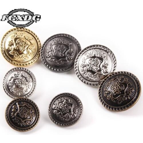 Handmade DIY Sewing Material Sewing Accessories Buttons for Clothing Golden Vintage Buttons for Clothes 20mm Buttons for Coat
