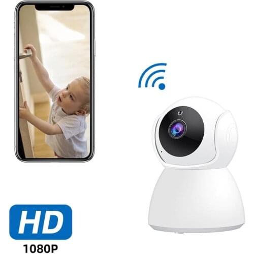 Smart Wireless IP Camera V380 Mini Home Surveillance Camera Wifi 1080P HD Infrared Night Vision 360 Degree CCTV Security Webcam