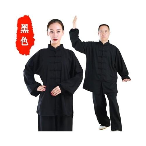 Tai chi Uniform Cotton Silk High Quality Kids Adults Martial arts Kung fu Suit Wushu Taiji Clothing XXS-4XL Large Size Top+Pants