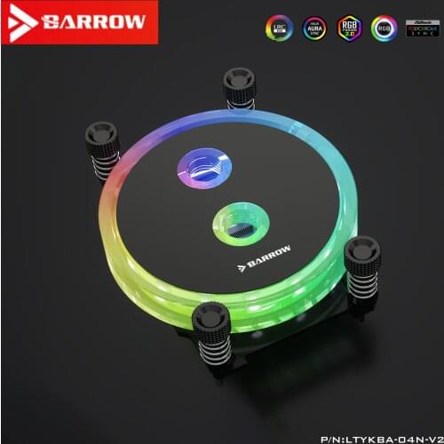 Barrow water-cooled CPU cold head AMD platform split hard tube DIY cooling accessories gorgeous version LTYKBA-04N-V2