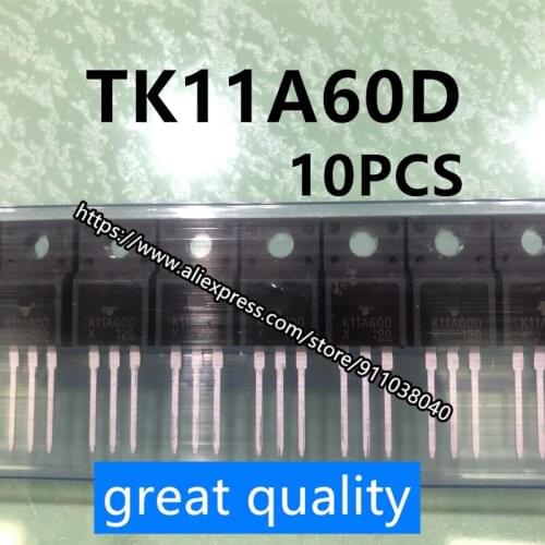 10pcs/lot K11A60D TK11A60D brand new spot TO-220F 600V 11A good quality