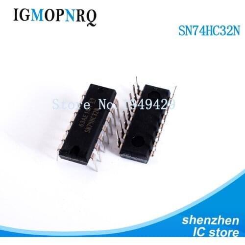 10PCS SN74HC32N DIP14 SN74HC32 74HC32N 74HC32 Logic gate Quad 2-Input New