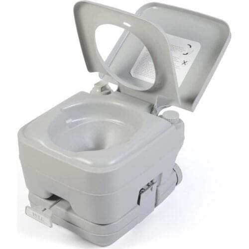 10L Outdoor Portable Camping Toilet Caravan Travel Camp Boating Fishing Flush