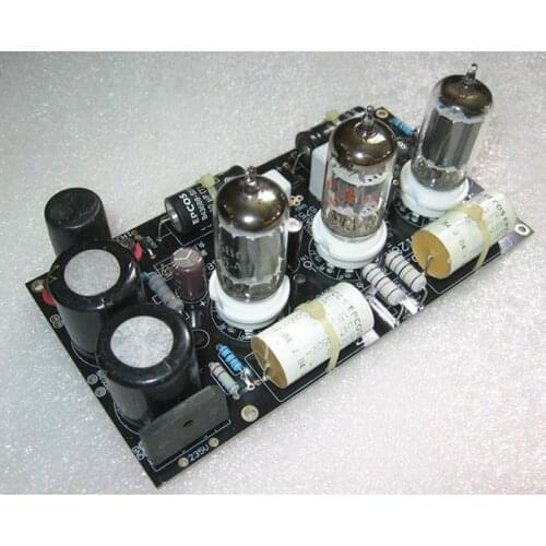 12AX7+5686 tube single-ended power amplifier board, power 2W+2W LG128A, elegant and fresh sound