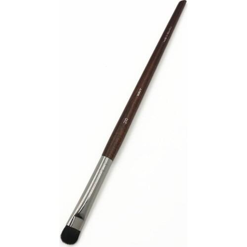 No.210 Wood Handle Synthetic Hair Detail Eyeshadow Eyeliner Brush Professional Makeup Tool