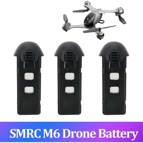 4PCS SMRC M6 4K GPS Drone Battery 1000mAh 7.6V For RC Quadcopter Camera Drone Battery Accessories Helicopter Batteries Parts