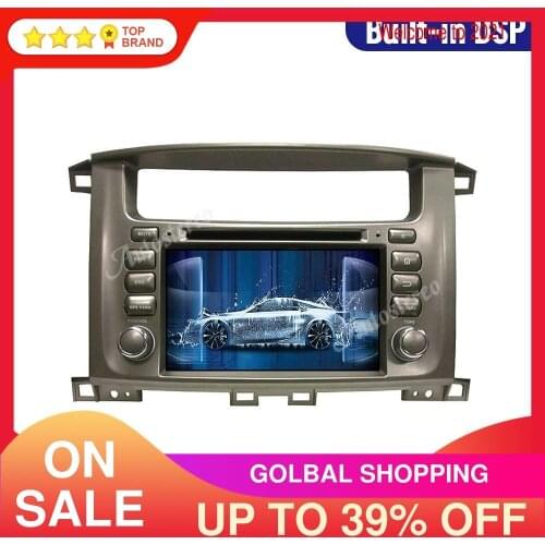 Carplay Android 10 128GB For TOYOTA Land Cruiser LC100 2003-2007 Car DVD Player Multimedia Player GPS NavigationRadio Head Unit