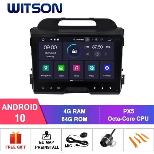 WITSON Android 10 CAR DVD PLAYER GPS FOR KIA SPORTAGE 2010-2014 Car Multimedia Player Stereo AutoAudio GPS Navigation DVD Video