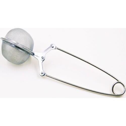 Fast shipping ball shape Tea Infuser bucket-Shaped 304#Stainless Tea strainer Infuser Spoon Filter