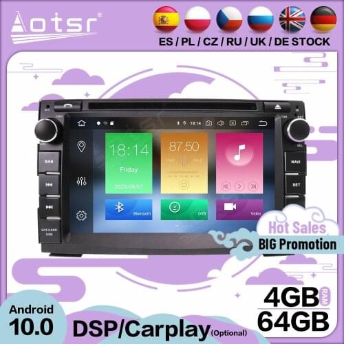 Carplay Multimedia Stereo Android Player For KIA VENGA CEED 2009 2010 2011 2012 2013 2014+ GPS BT Audio Radio Receiver Head Unit