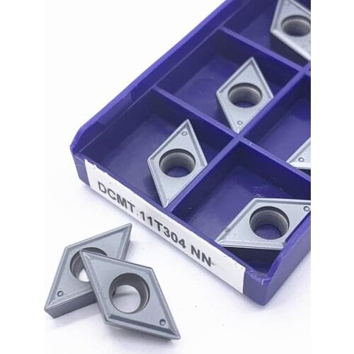DCMT11T304 NN LT10 Carbide Inserts Lathe Cutter Turning Tool DCMT 11T304 CNC Machine Cutting Tools Tungsten Carb