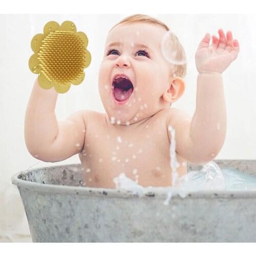 Baby Silicone Shampoo Brush Scalp Care Cleaning Tool