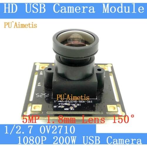 PU`Aimetis 30fps 2MP Surveillance camera 1080P MJPEG High Speed OV2710 Mini CCTV Android Linux UVC Webcam USB Camera Module