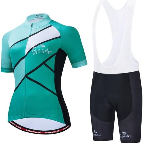 Summer Womens Urban Outdoor Mountain Bike Training Shirt Sweat Wicking and Moisture Removing Cycling Suit