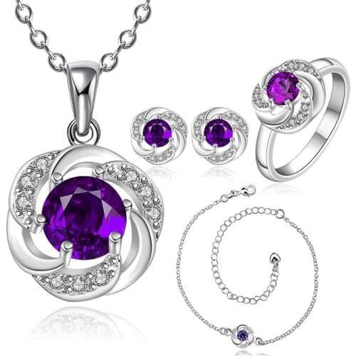 LKNSPCS783-C 925 sterling silver jewelry set, fashion jewelry set A035-C Earring 436 Necklace 472 Ring 334-8 /dofamfma dzxamrea