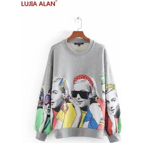 LUJIA ALAN Women's Sweatshirts With Print