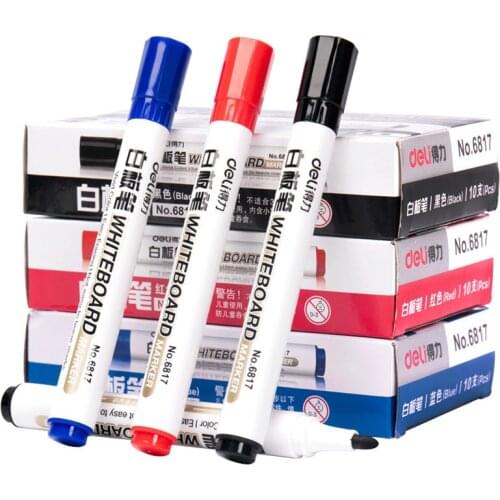 30 Pcs/Lot White Board Marker Easy Eraser 3 Color Markers Whiteboard Pen Stationery Office Accessories School Supplies A6991