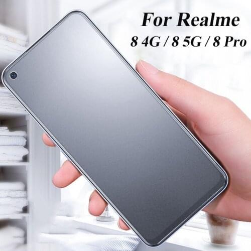 Matte Anti Fingerprint Tempered Glass For Realme 8 4G 5G 8Pro Frosted Screen Protector For Realme 8 Pro Glass 9H Protective Film