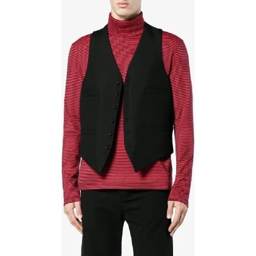 Mens waistcoat with British style, European and American slim fit and fashionable inside, young men and young people popular