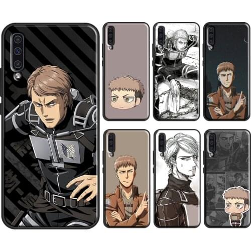 Jean Kirstein Attack on Titan Soft Case For Samsung Galaxy A52 A42 A12 A20e A21S A10 A40 A50 A70 A51 A71 A31 A41 Cover