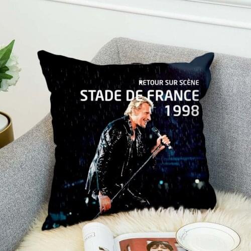 Johnny hallyday Pillow Case Polyester Decorative Pillowcases Throw Pillow Cover style-6