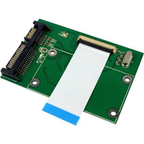 Brand New 1.8" ZIF/LIF CE HDD Hard Disk Drive SSD to 7+15 22 Pin SATA Adapter Converter