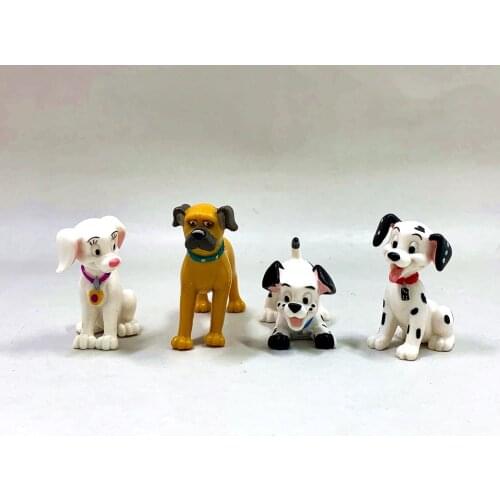 New Special Die-cast Metal PVC Pet Dog Miniature Scene Model Set Toys For Children Hand
