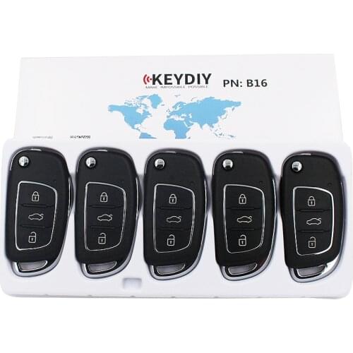 5pcs KEYDIY KD900 B Series Remote Control KD B16 Key for KD900+ Key Programmer URG200 Machine