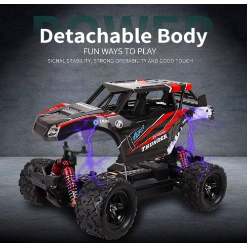1:18 Off-road RC Toy Car Full Proportional High-speed Drift 2.4G 4WD Climbing Vehicle Model With Music And Lighting Cool Shape
