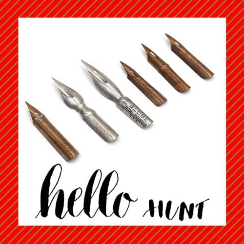 Spencerian script copperplate Latin English calligraphy Dip pen nib speedball hunt 22 56 99 101 513