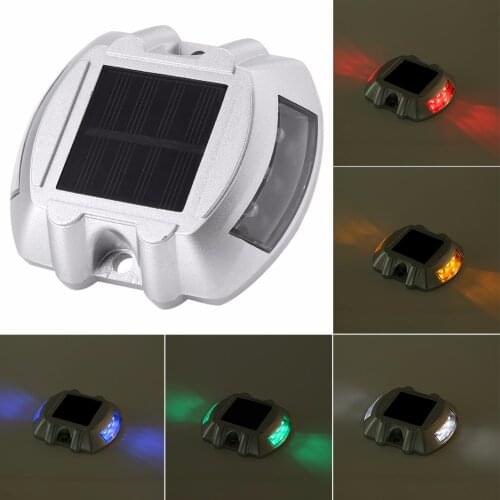 Solar Light 6 LED Outdoor Waterproof Solar Lamp Driveway Pathway Courtyard Garden Light Road Step Lamp