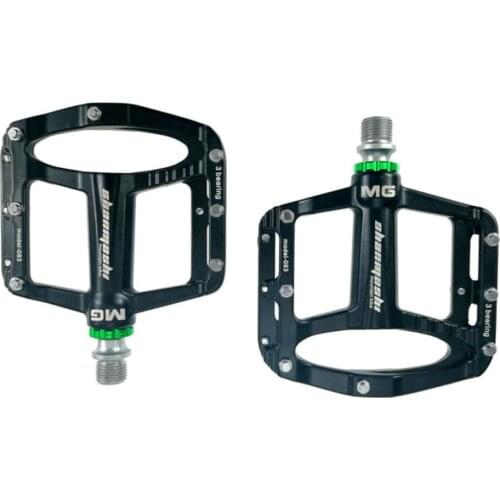 Bicycle Pedal Alloy Flat Platform Pedals 3 Bearing MTB Road Bike Flat Pedal Bicycle Parts Accessories