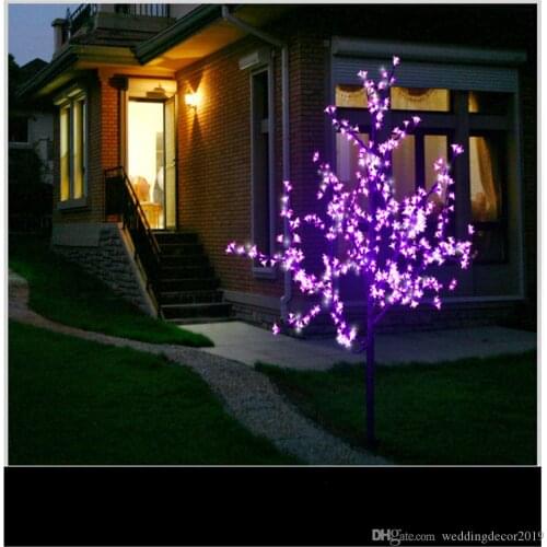 Height Artificial Cherry Blossom Tree Light Christmas Light 1152pcs LED Bulbs 110 220VAC Rainproof fairy garden Christmas decor