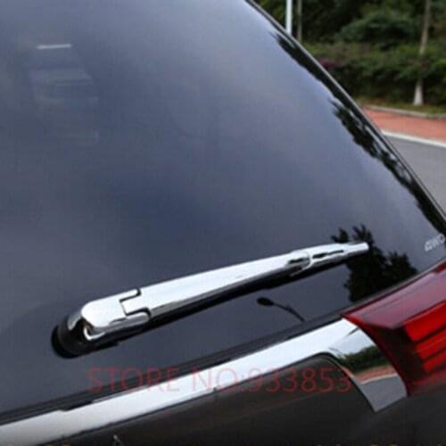 ABS Chrome Car rear wiper cover for LHD Outlander 2016