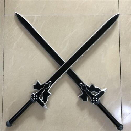 1:1 Sword Art Online 80cm SAO Asuna Weapon Action Figure Kirigaya Kazuto Elucidator Cosplay Sword PU Foam Kids Toy