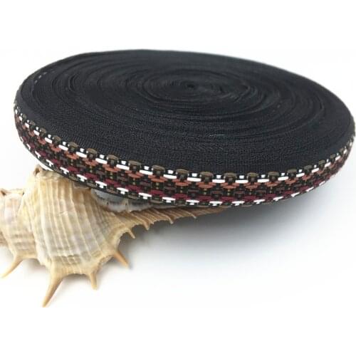 10Yards 15mm 5/8" Woven Jacquard Ribbon Party Home Decoration Gift Wrapping Handmade Clothing Accessory Retro Mix-Color Ribbon