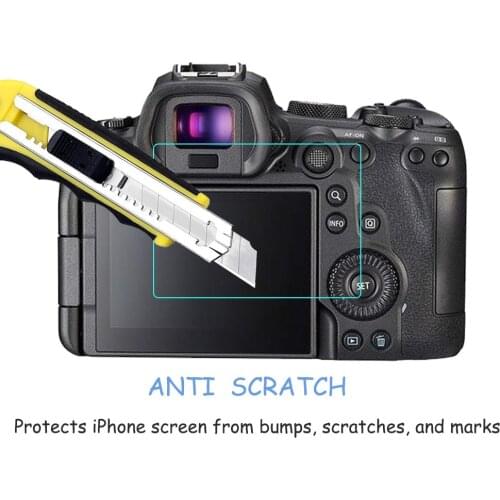 2pcs 2.5D 9H Clear Tempered Glass For Canon EOS R6 R5 Digital Camera Screen Protector LCD Anti-Scratch Water-proof Film EOS R6