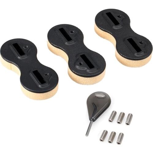 2019 High quality 3 PCS Fushion Fin Box Plug Extra Fin Key 9MM Fin Screws Set Screws Set Surfboard Accessory Surfboard Tools