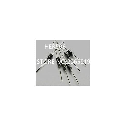 100PCS HER508 HER5O8 5A 800V DO-27 Fast recovery diode