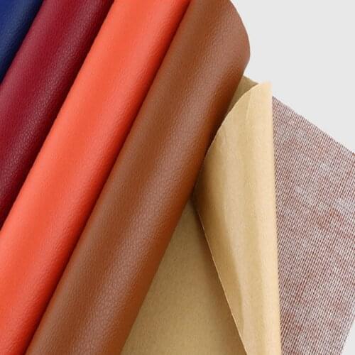 50x120cm 20x30cm Back Self-adhesive Stick Faux PU Leather Fabric For Sewing DIY Repair Patch Sticker Sofa Car Bag Craft Material