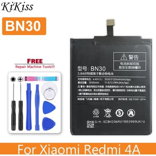 BN30 Battery For Xiaomi Redmi 4A Hongmi 4A Bateria 3030mAh Tracking Number