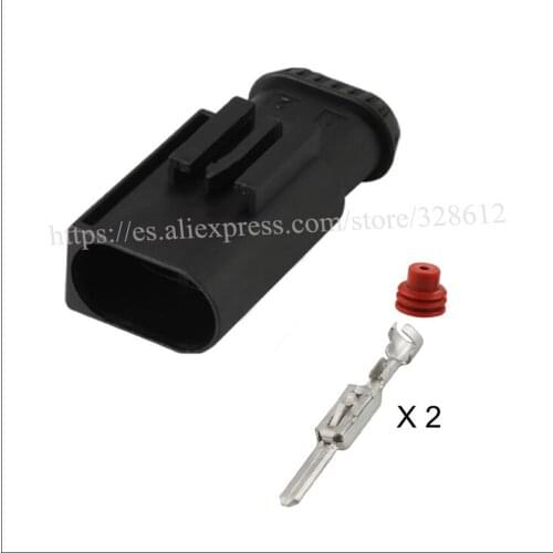 DJ7026H-3.5-21/11 car wire female male cable Waterproof sheath 2 pin connector automotive Plug socket include terminal and seal