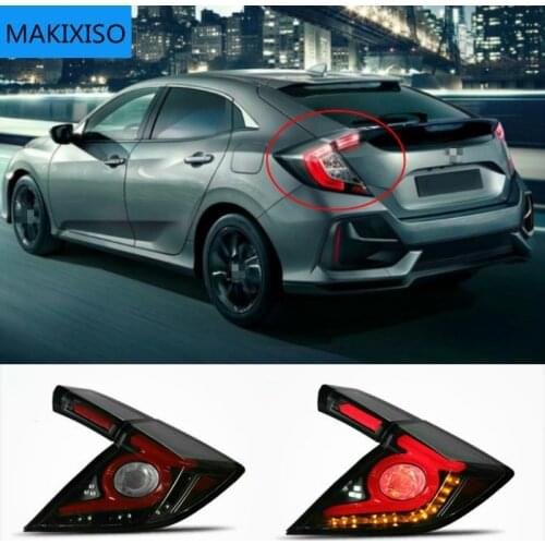 Car Styling Taillight Tail lights For Honda Civic Type R 10th hatchback 2020 2021 DRL+ Dynamic Turn Signal + Reverse + Brake LED